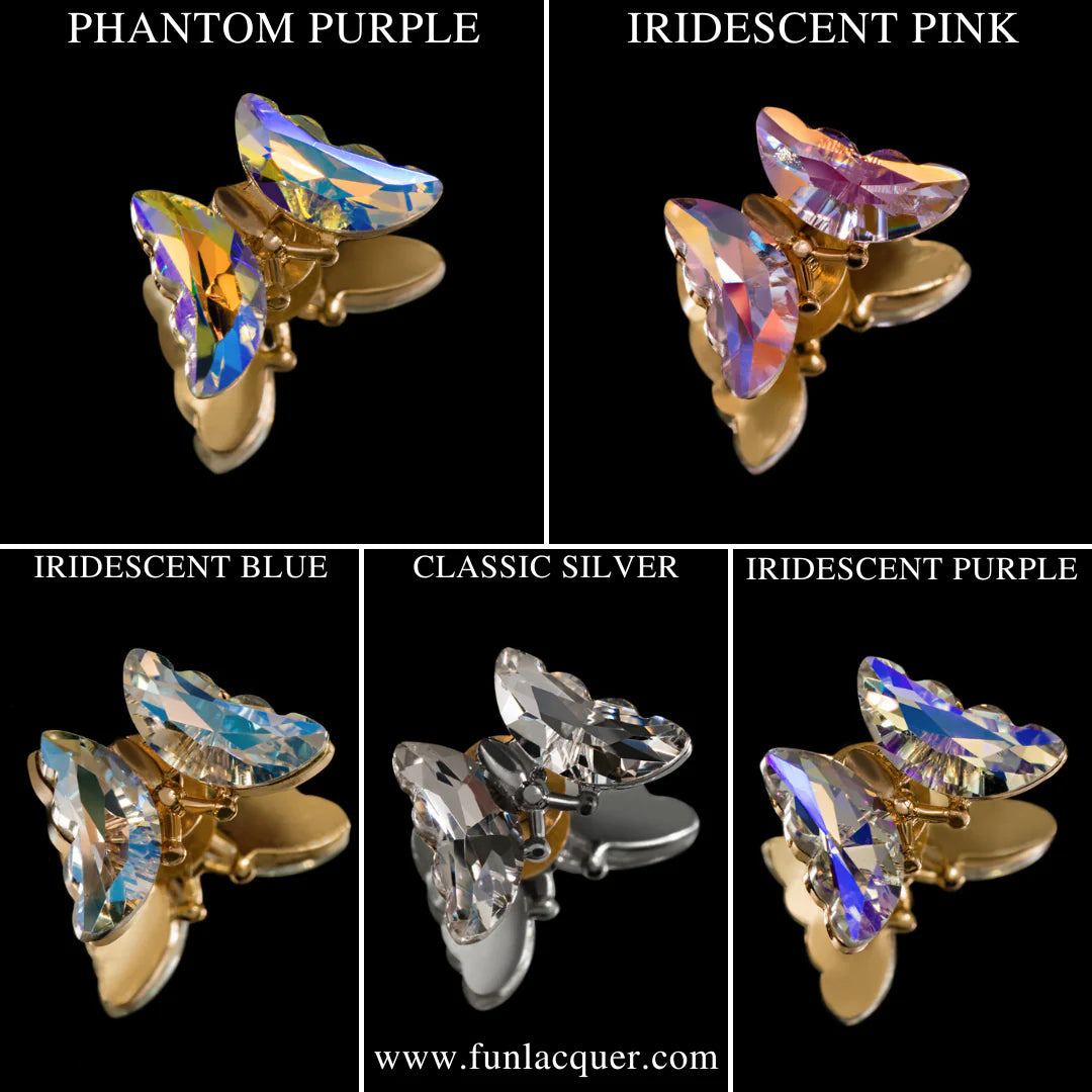 Bundle - 3D Spinning Butterfly Nail Stud