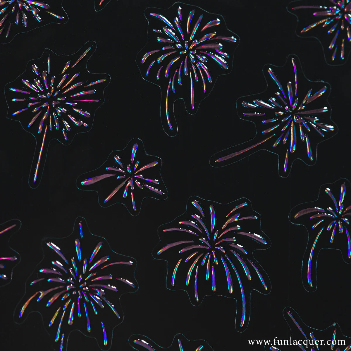 Fireworks (Holo) - 3D Nail Art Sticker