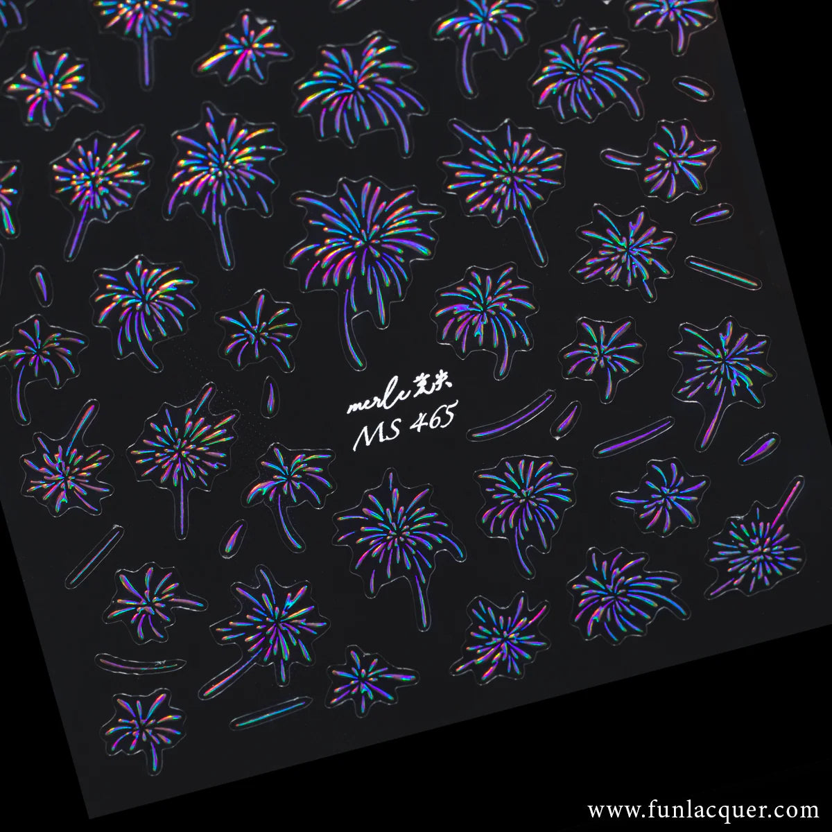Fireworks (Holo) - 3D Nail Art Sticker
