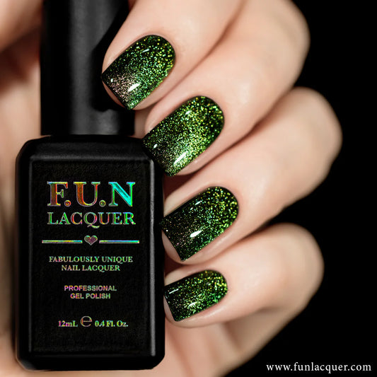 Green Rose Platinum Diamond Magnetic Gel Polish