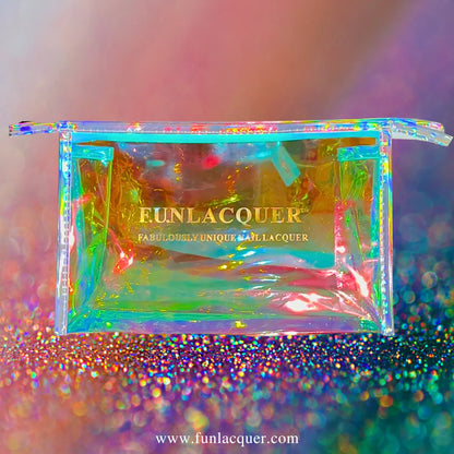 Iridescent Cosmetic Bag