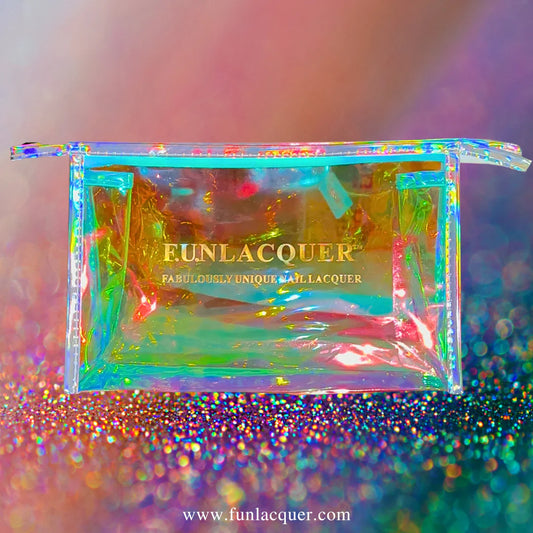 Iridescent Cosmetic Bag