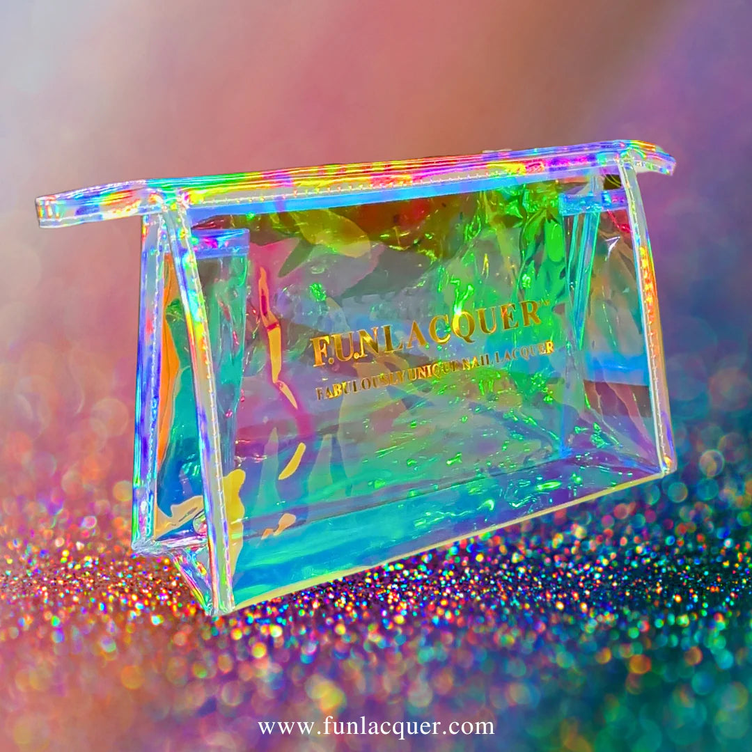 Iridescent Cosmetic Bag