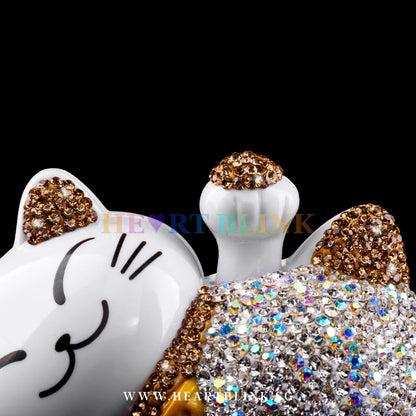 Gold Solar Energy Beckoning Fortune Cat